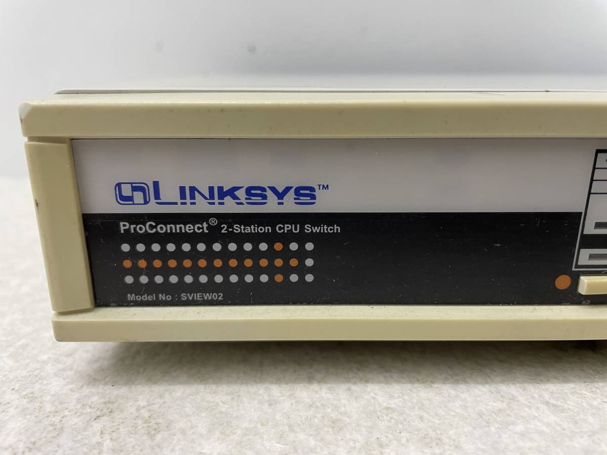 【F-9】　　LINKSYS CPUSwitch SVIEW02 通電確認済_画像4