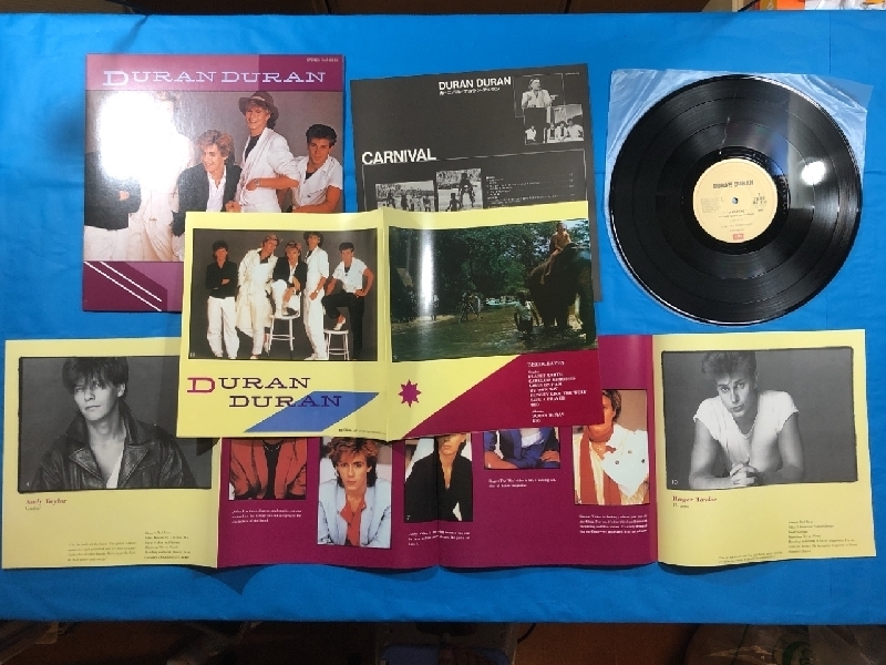 美盤 デュラン・デュラン Duran Duran 1982年 LPレコード カーニバル Carnival 国内盤 Euro rockの画像4