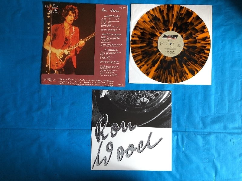 美盤 レア盤 ロン・ウッド Ron Wood 1987年 12インチEPカラーレコード I Can Feel The Fire ドイツ盤 Rolling Stones Faces_画像5