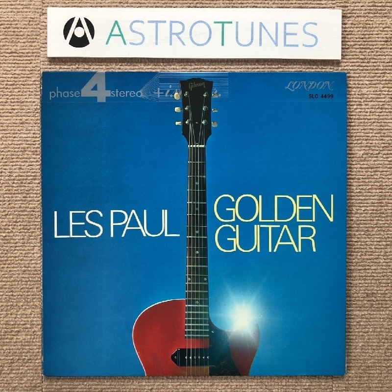 美盤 激レア物 レス・ポール Les Paul 1968年ビンテージ LPレコード ゴールデン・ギター Golden Guitar 国内盤_画像1
