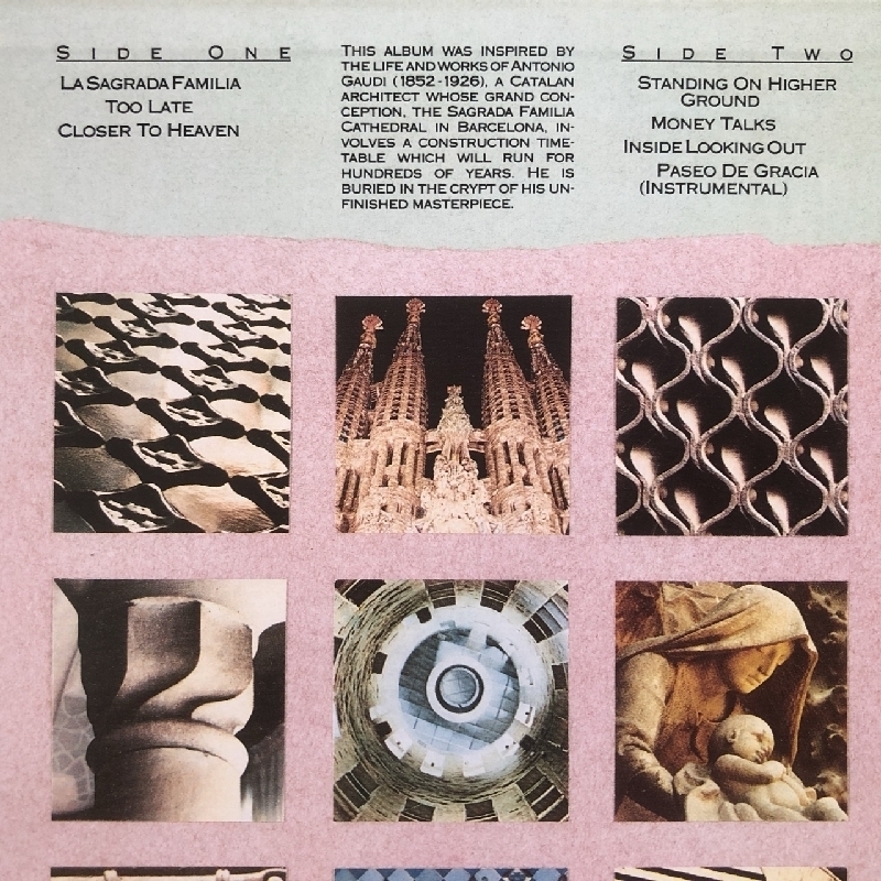 美盤 アラン・パーソンズ・プロジェクト Alan Parsons Project 1986年 LPレコード ガウディ Gaudi 国内盤 帯付 Rock プログレ_画像7