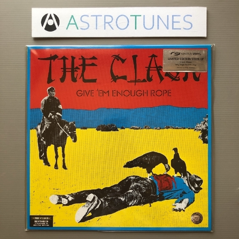  beautiful record beautiful jacket rare 180g weight record crash The Clash 1999 year LP record moving .(......) Give \'Em Enough Rope name record Britain record 
