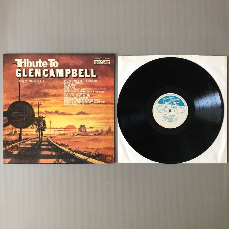 マーク・ダフィー Mark Duffy 1973年 LPレコード グレン・キャンベルに捧ぐ Tribute To Glen Campbell イタリア盤_画像3