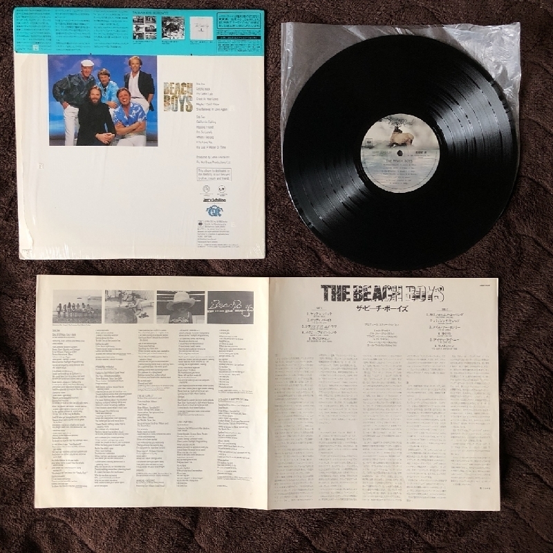 ビーチ・ボーイズ Beach Boys 1985年 LPレコード ザ・ビーチボーイズ The Beach Boys 国内盤 掛け帯付Rock Gecha Back_画像5