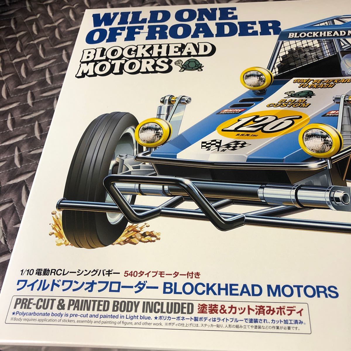 ☆★タミヤ　ワイルドワンオフローダーBLOCKHEAD MOTORS☆★