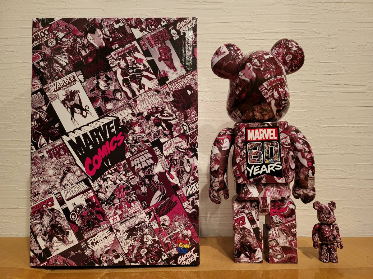 BE@RBRICK ベアブリック マーベル 400%+100% MARVEL 80周年記念