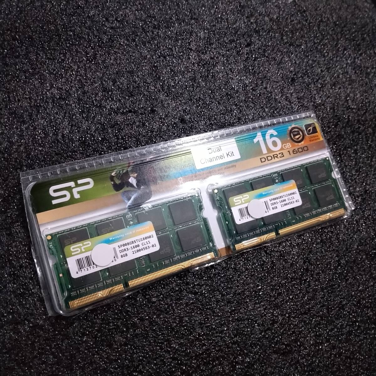 【中古】DDR3 SO-DIMM 16GB(8GB2枚組) シリコンパワー SP008GBSTU160N02 [DDR3-1600 PC3-12800 1.5V]