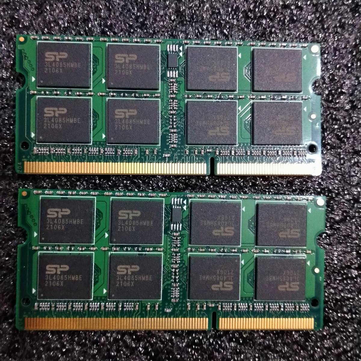 【中古】DDR3 SO-DIMM 16GB(8GB2枚組) シリコンパワー SP008GBSTU160N02 [DDR3-1600 PC3-12800 1.5V]_画像3