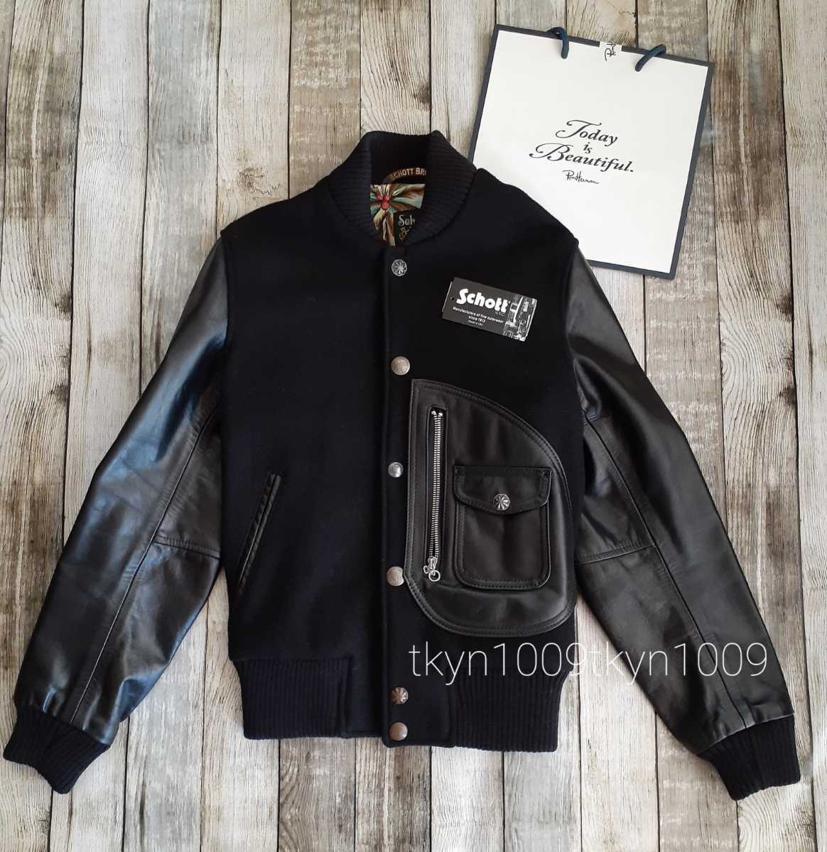 Ron Herman×schott ロンハーマン×ショット RHC コンチョ釦 バーシティ