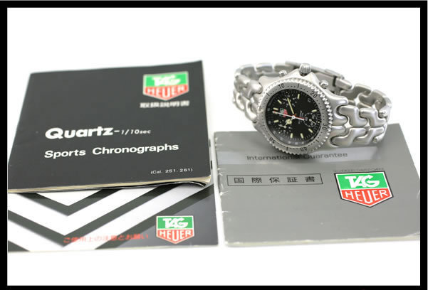 イコー質店 タグホイヤー ☆人気セルシリーズ 美品 S39.306 クロノ