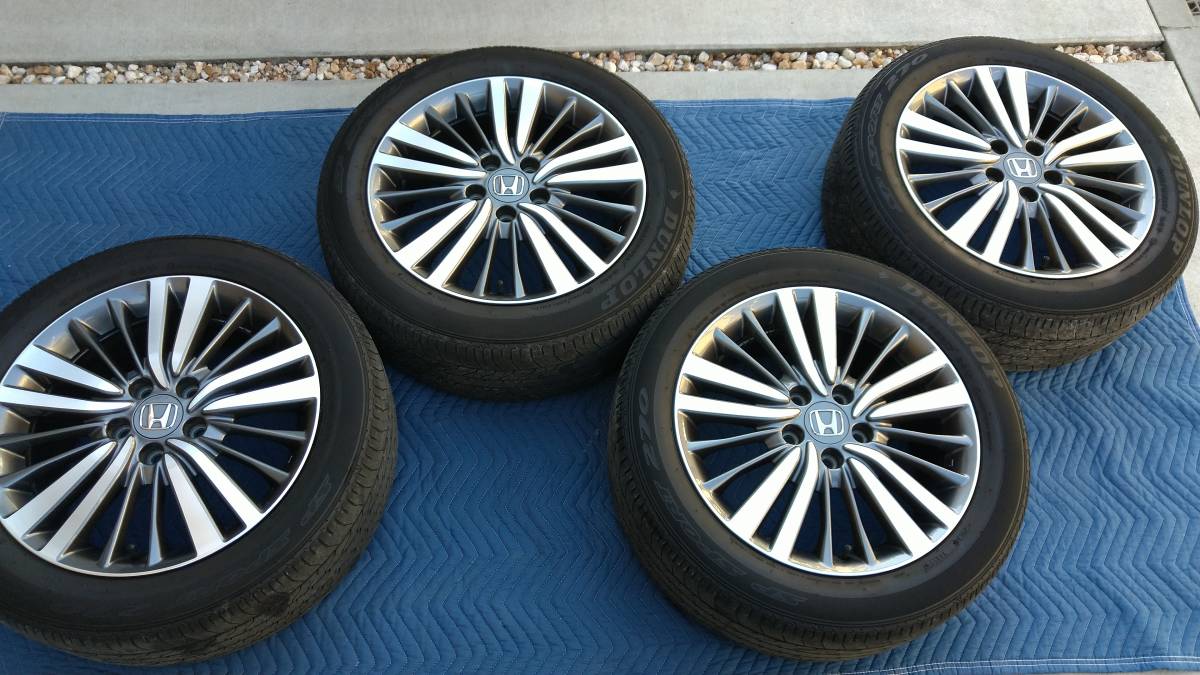 美品 オデッセイ RC1 純正ホイール 17インチ 215/55/17 +55 ic.sch.id