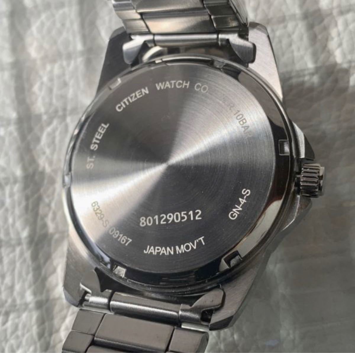 新品★大特価★CITIZEN/シチズン/クオーツ/クロノグラフ/ブラック/生活防水/メンズ腕時計/ステンレス/高級ブランド/黒/