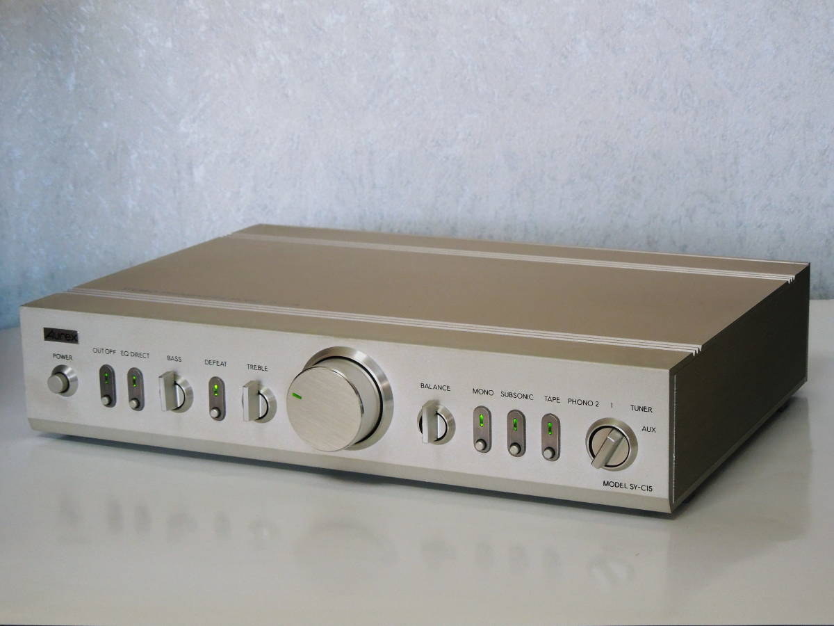 Aurex☆オーレックス☆SY-C15☆プリ・アンプ | monsterdog.com.br
