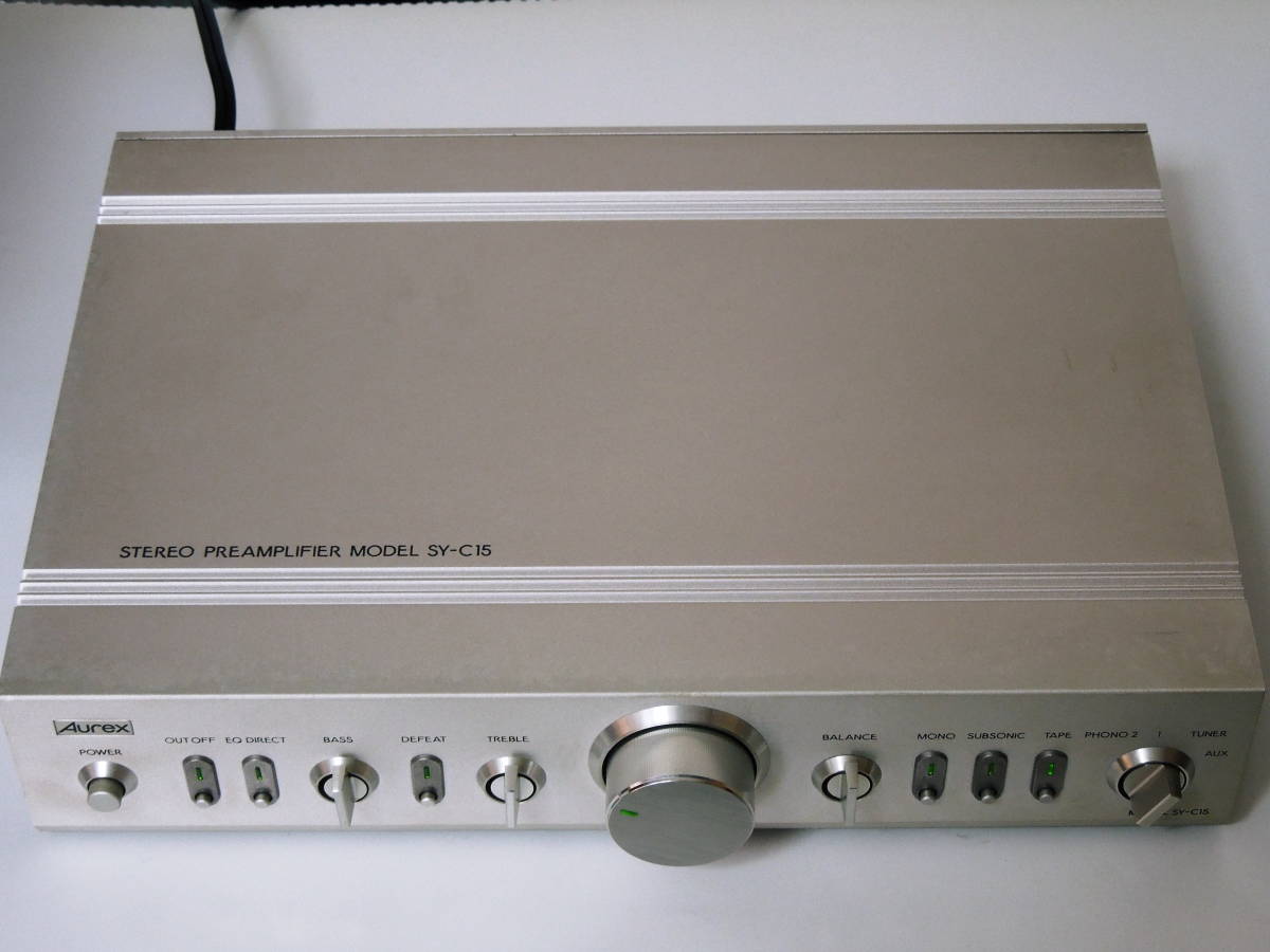 Aurex☆オーレックス☆SY-C15☆プリ・アンプ | monsterdog.com.br