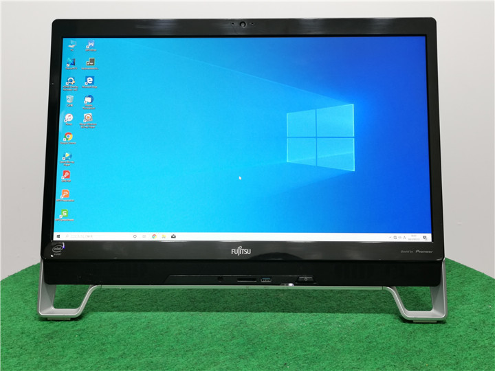 赤字覚悟/WEBカメラ/中古/WIN10/新品SSD512/23型ワイド一体型/FMV　富士通　FH53/XD　4世代i7　MS office2019搭載　送料無料
