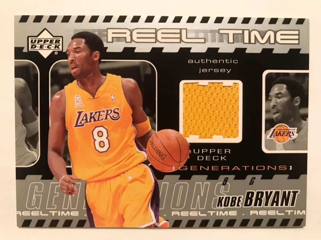 SSP Jersey 02 Upper Deck Kobe Bryant コービー・ブライアント NBA 公式実使用 ユニフォーム Panini Lakers レイカーズ バスケ ジャージ_画像1