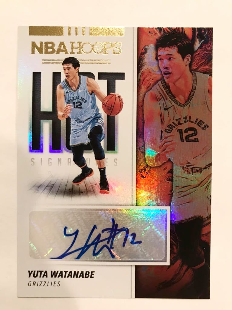 Yahoo!オークション   渡邊雄太 直筆 NBA サイン カード  Panini