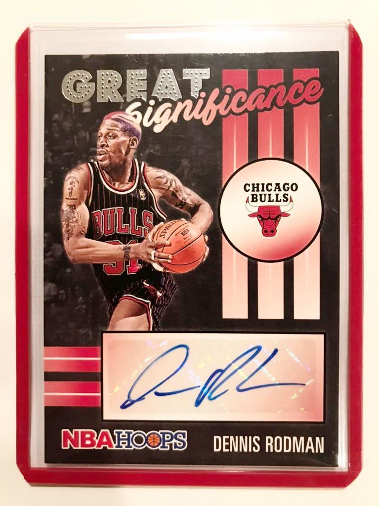 期間限定キャンペーン 激レア Auto Chicago Bulls Dennis Rodman 20-21