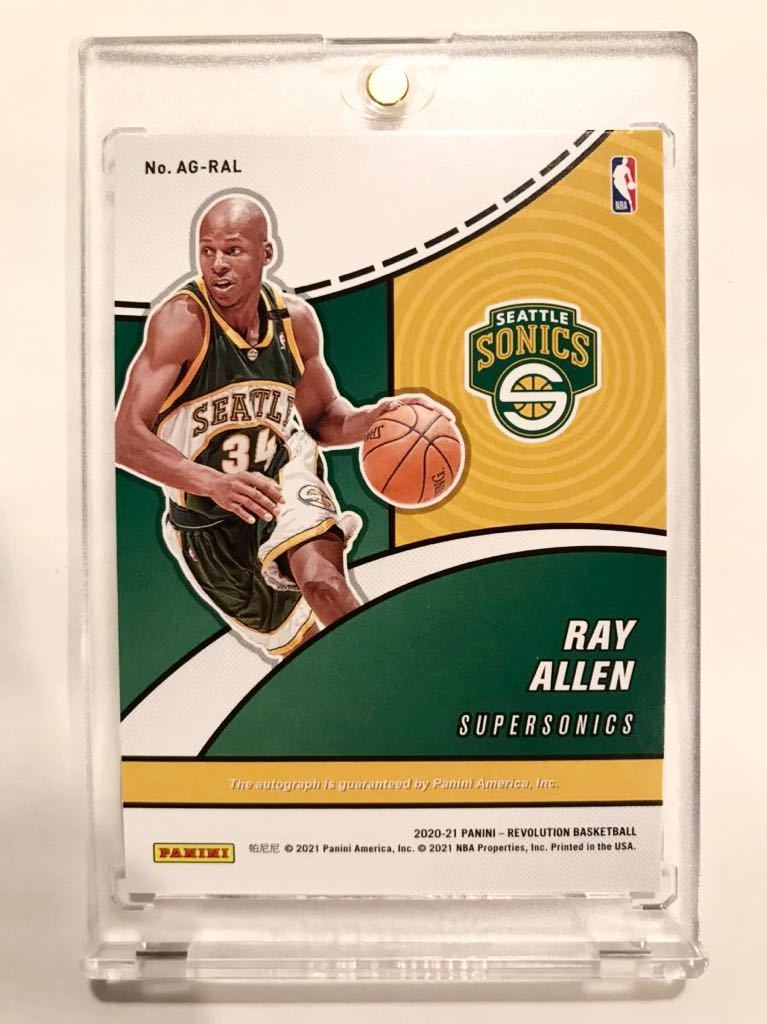 人気 Auto 20-21 Panini Revolution Ray Allen レイ・アレン 直筆