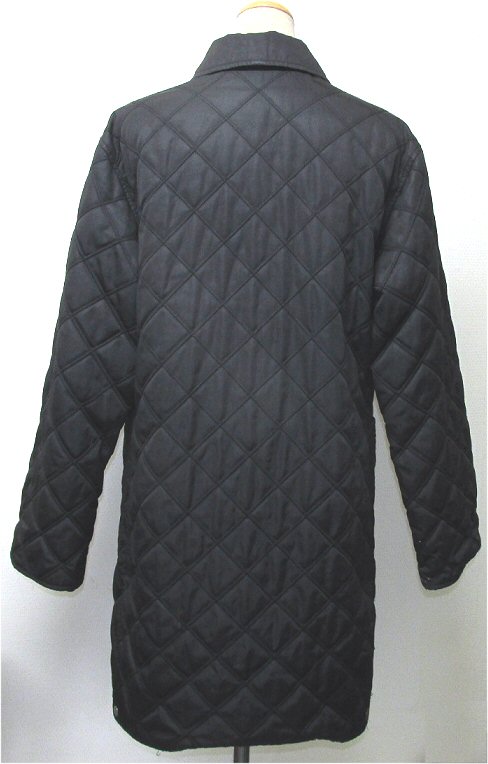  price decline *Salvatore Ferragamo Ferragamo * quilting * coat black *M~L size * goods can be returned 