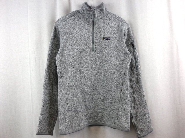 買得 Patagonia S)グレー フリースジャケット(レディース ハーフジップ