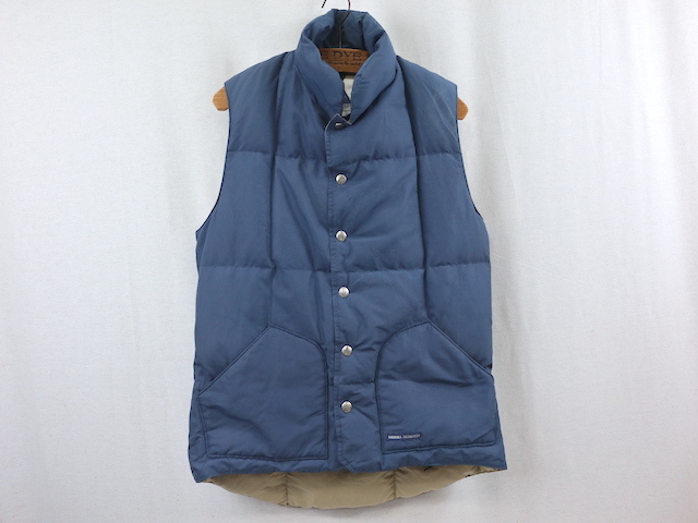 SIERRA DESIGNS# down vest light blue /S Sierra Design 80S