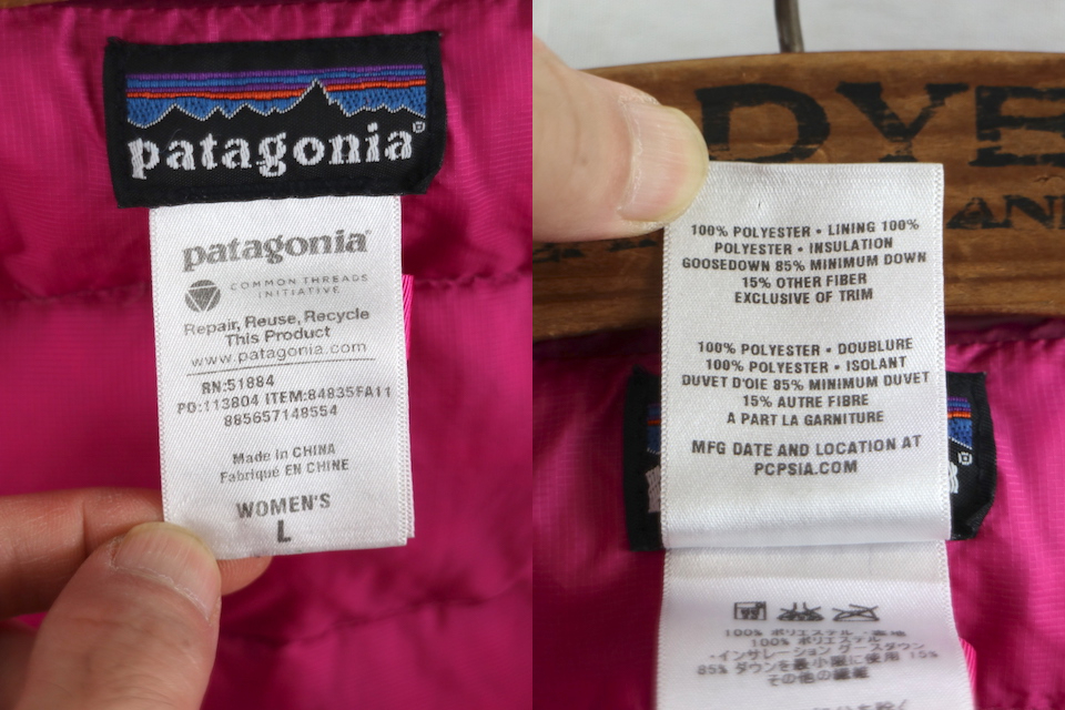 patagonia■ハイロフトダウンセーター チコリーレッド/WOMENS L 2011年製 シンチラ パタゴニア_画像8