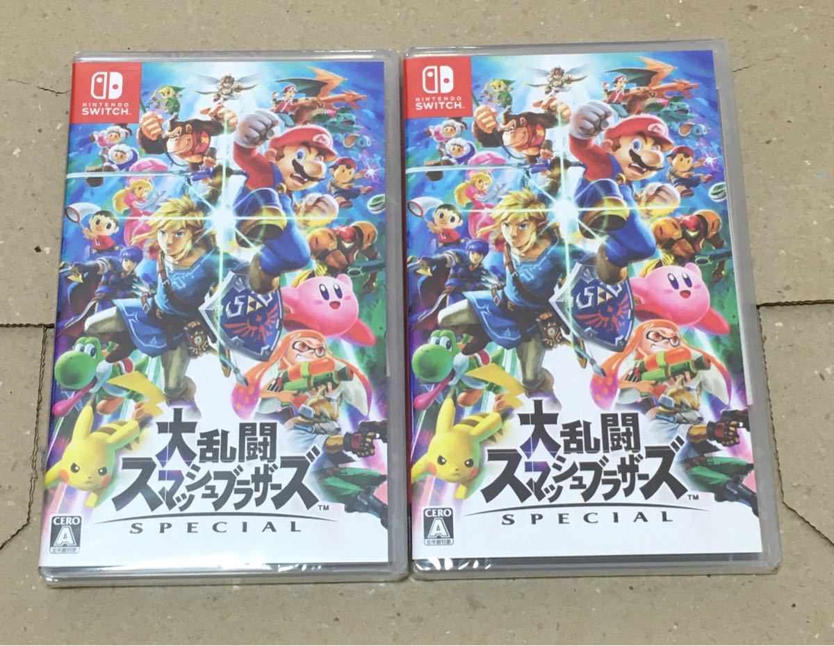 Nintendo Switch 大乱闘スマッシュブラザーズ　新品未開封シュリンク付き　2枚