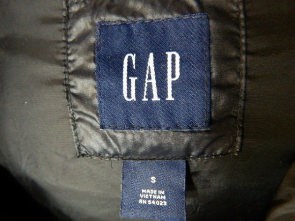 to4307　レア　GAP　ギャップ　ダブルジップ　ダウン　ジャケット　パーカー　フード脱着可能　90ｓ　00ｓ　vintage　オールドギャップ_画像6