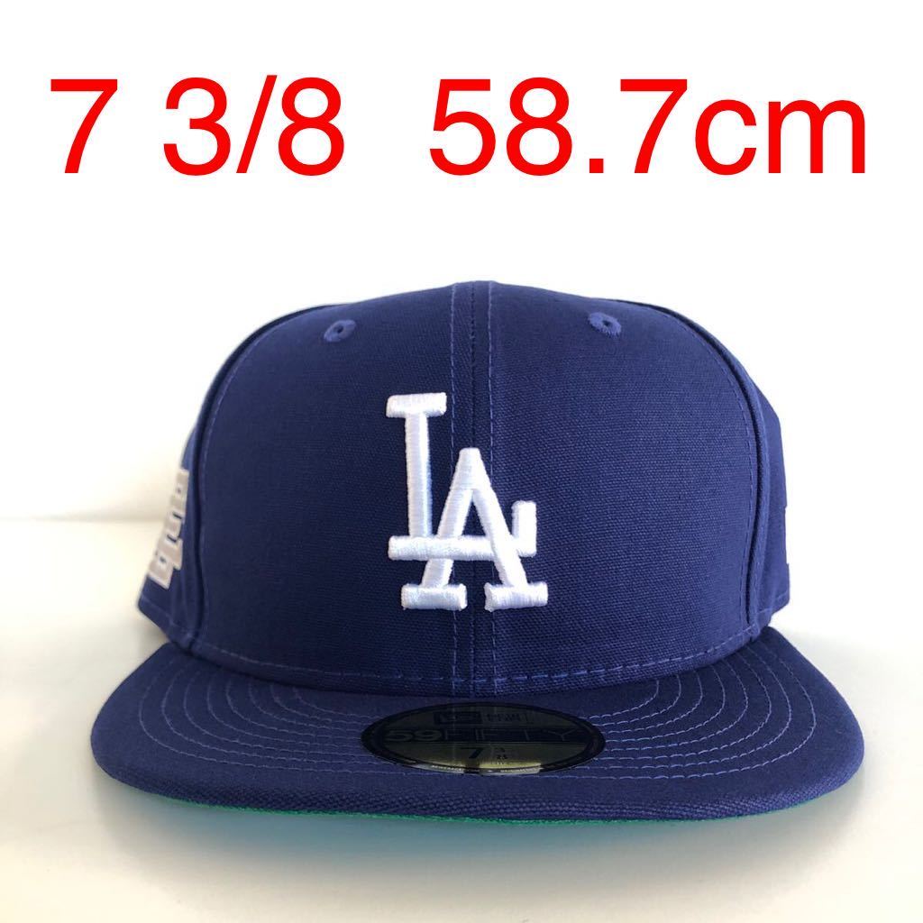 新品New Era Eric Emanuel 59FIFTY LA Dodgers Blue Cap 7 3/8 58.7