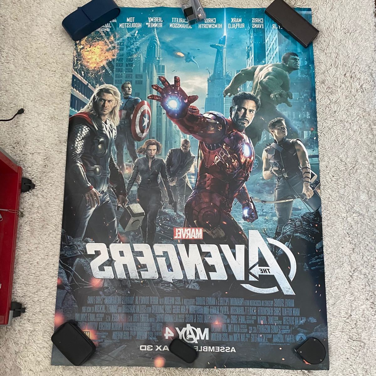 安いそれに目立つus1激レア Avengers アベンジャーズ オリジナルポスター 両面27 40 Imax マーベル Marvel 映画ポスター コレクション 趣味 楽器 手芸 コレクション 48 195 Www Firefreeze Com