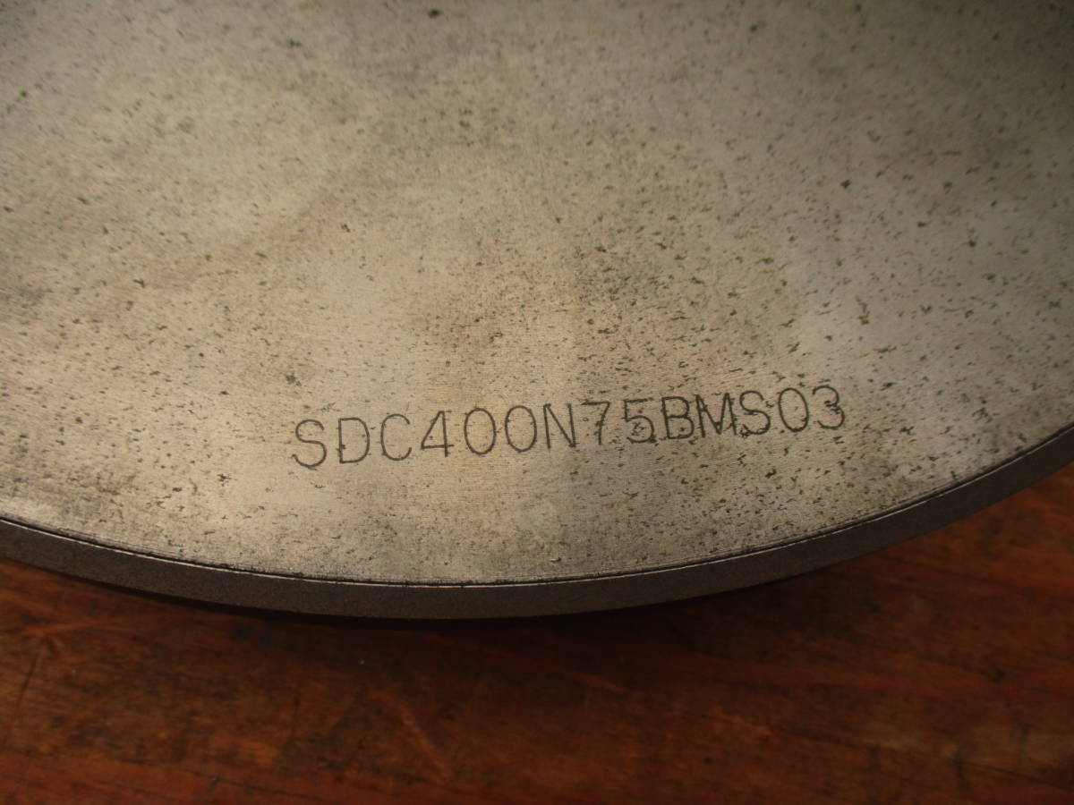 旭ダイヤモンド　CBNホイール　砥石　300mm　AD-3A　300D-15T-3X-76.2H　SDC400N75BMS03_画像8