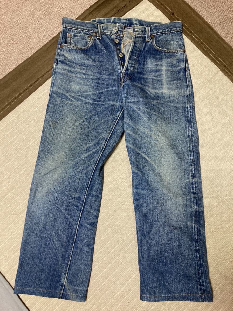  сделано в Японии старый Denime DENIM xx Denim брюки джинсы 32 Mlizoruto.