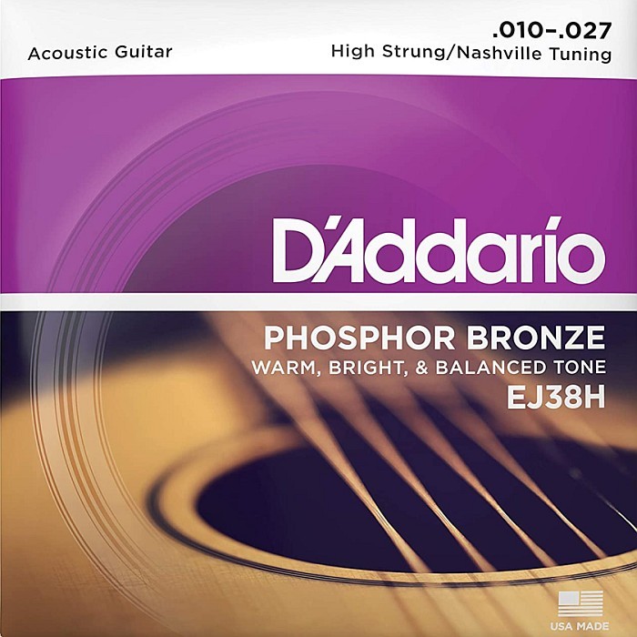 ナッシュビルチューニング用 D'Addario EJ38H Nashville 010-027 Phosphor Bronze ダダリオ アコギ弦_画像1