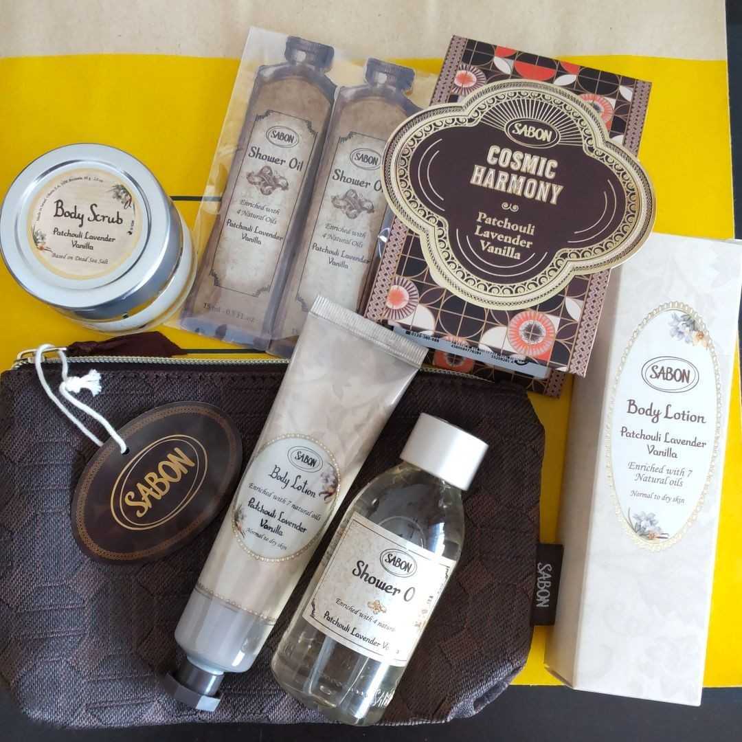 ★セール★送料無料★新着★オマケ付き★SABON　ボディケアギフト パチュリ・ラベンダー・バニラ（限定品） ★クーポンでお得に★