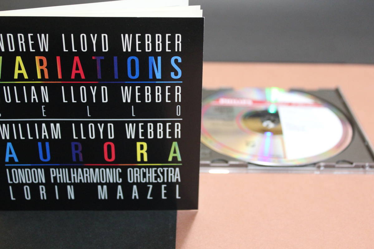 CD マゼール(ロンドンP.O.)、J.L.ウェバー(チェロ)／A.L.ウェバー・ヴァリエーションズ、W.S.L.ウェバー・交響詩「オーロラ」(旧西独盤)_画像5