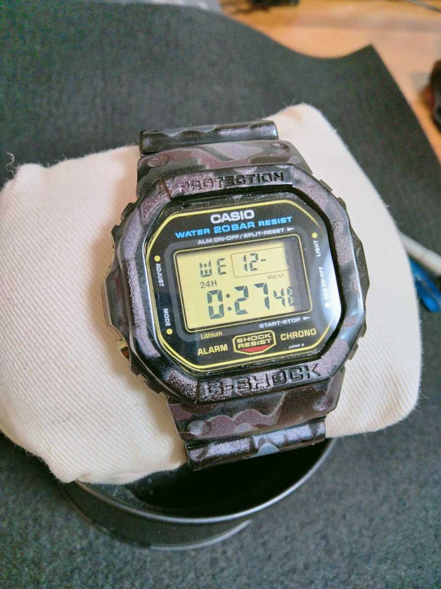 G-SHOCK DW5600 901 スクリューバック 迷彩カスタム ビンテージ G-SHOCK DW5600 901 スクリューバック 迷彩カスタム ビンテージ