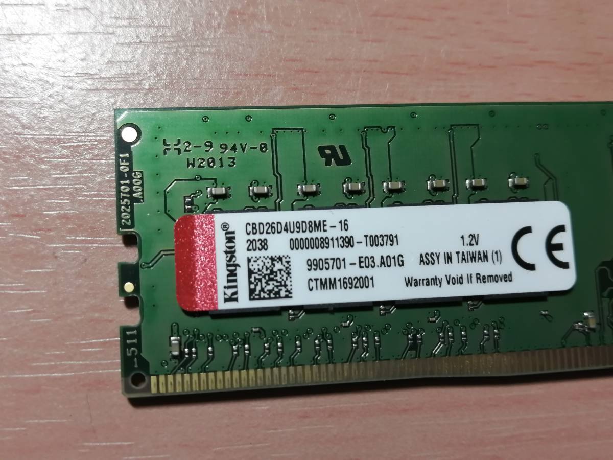 最新作人気SALE ヤフオク! Kingston DDR4 - 2666 / PC４ ‐ 21300 16GB × ２... - 送料無料新品