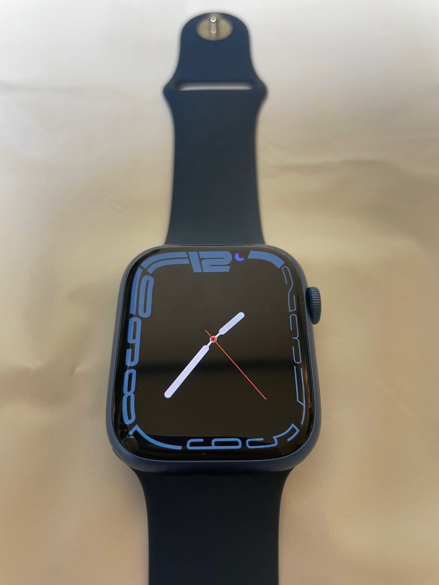 超美品 Apple Watch Series 7 GPSモデル 45mm ブルーアルミケース