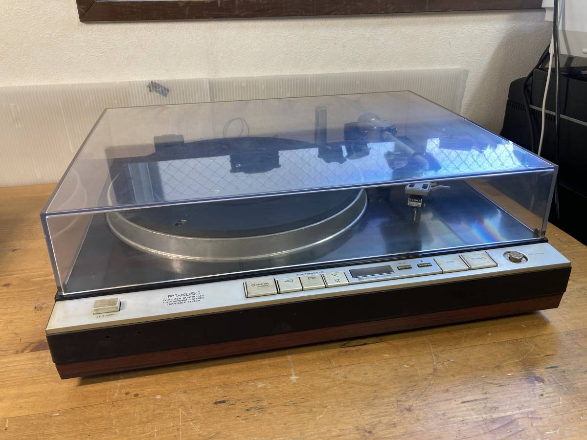 SONY ソニー フルオート ターン テーブル レコード プレーヤー PS-X65C