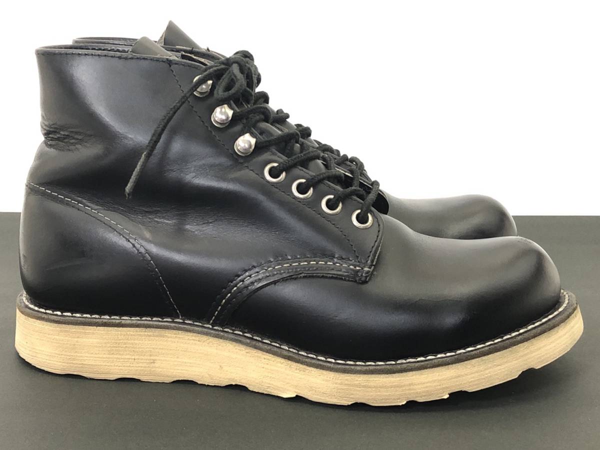 即決 98年製刻印 四角犬タグ REDWING レッドウィング 8165 US5.5D 23.5