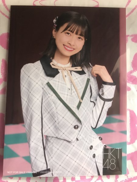 松岡はな　生写真　HKT48 アウトスタンディング　封入特典　硬化ケース付き　_画像1