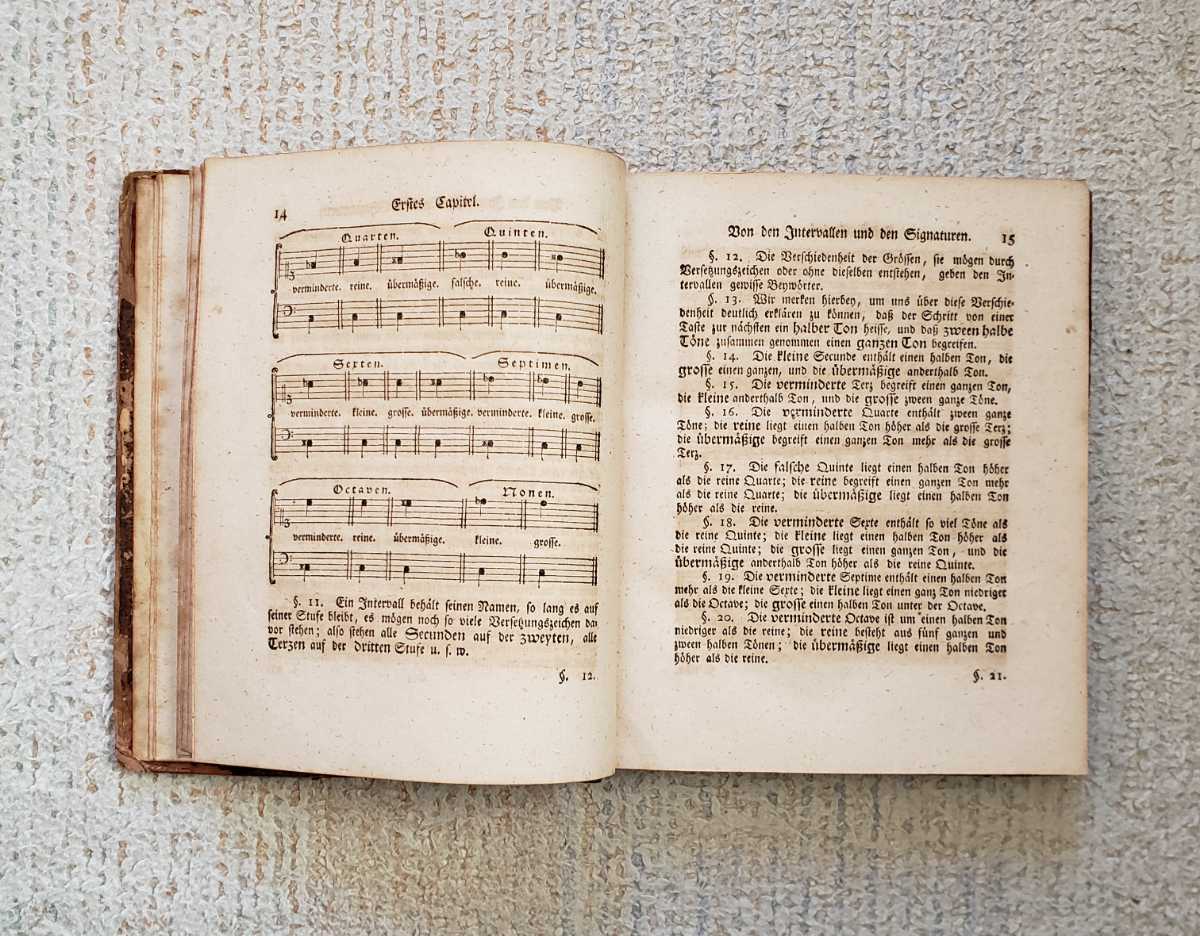 1762年 初版 楽器三大名理論書 カール・フィリップ・エマヌエル・バッハ『正しいクラヴィーア奏法試論』