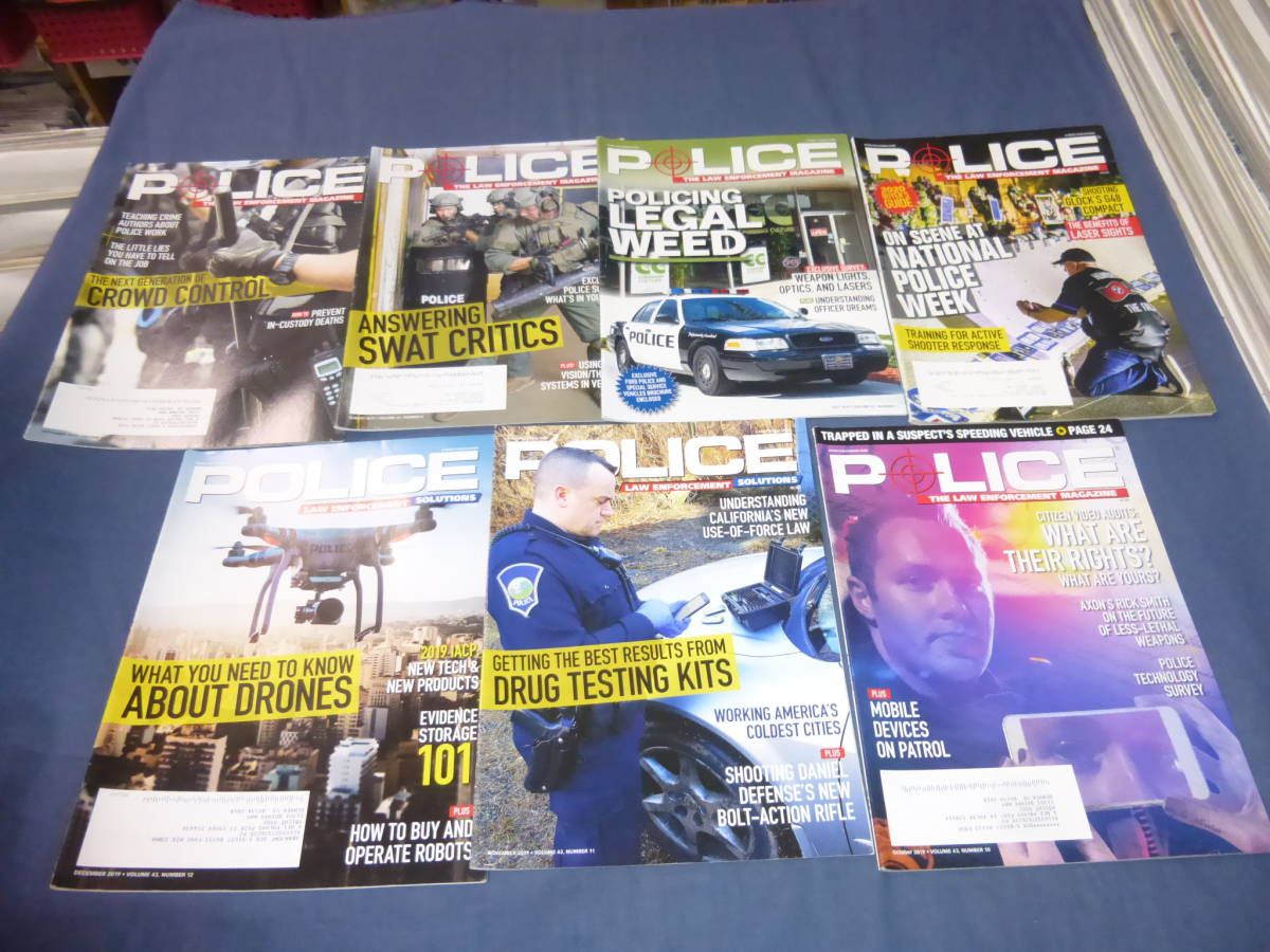 60/洋書「POLICE THE LAW ENFORCEMENT MAGAZINE」１８冊セット 警察官特集誌の画像3