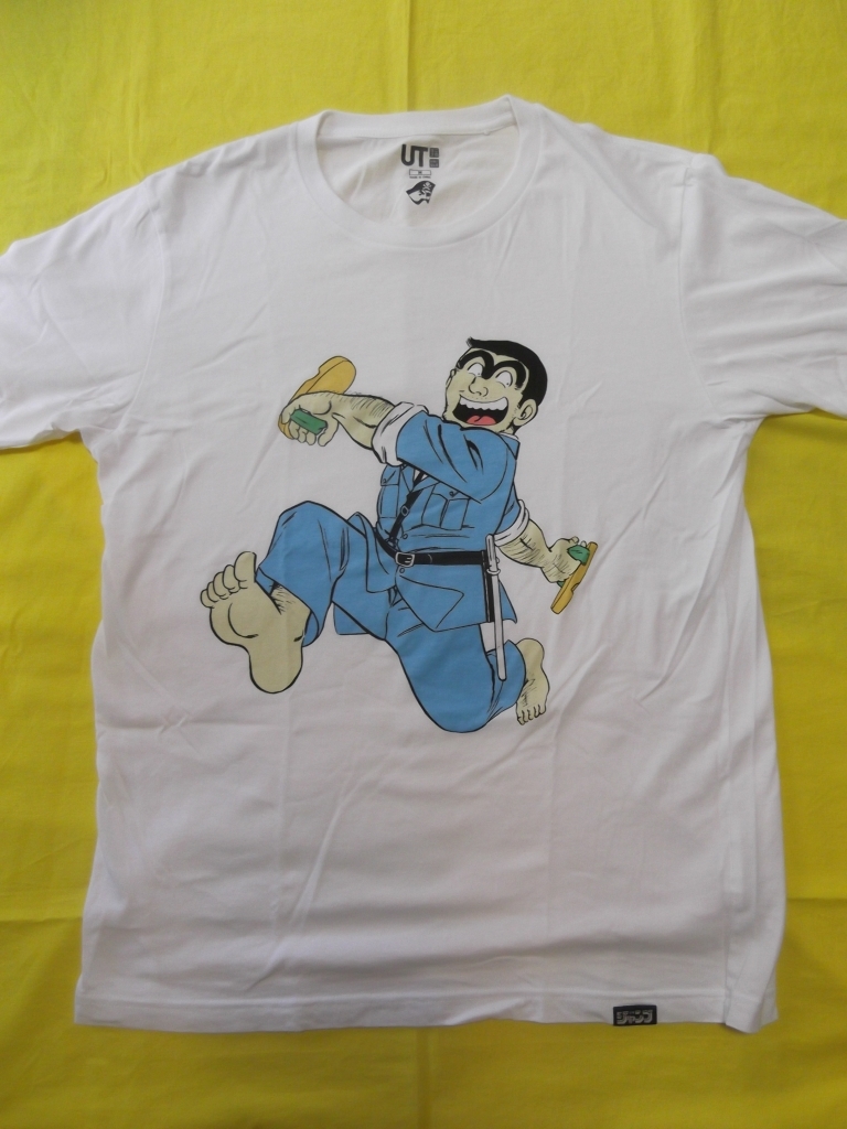 M こち亀☆Tシャツ☆ユニクロ☆両津勘吉 こちら葛飾区亀有公園前