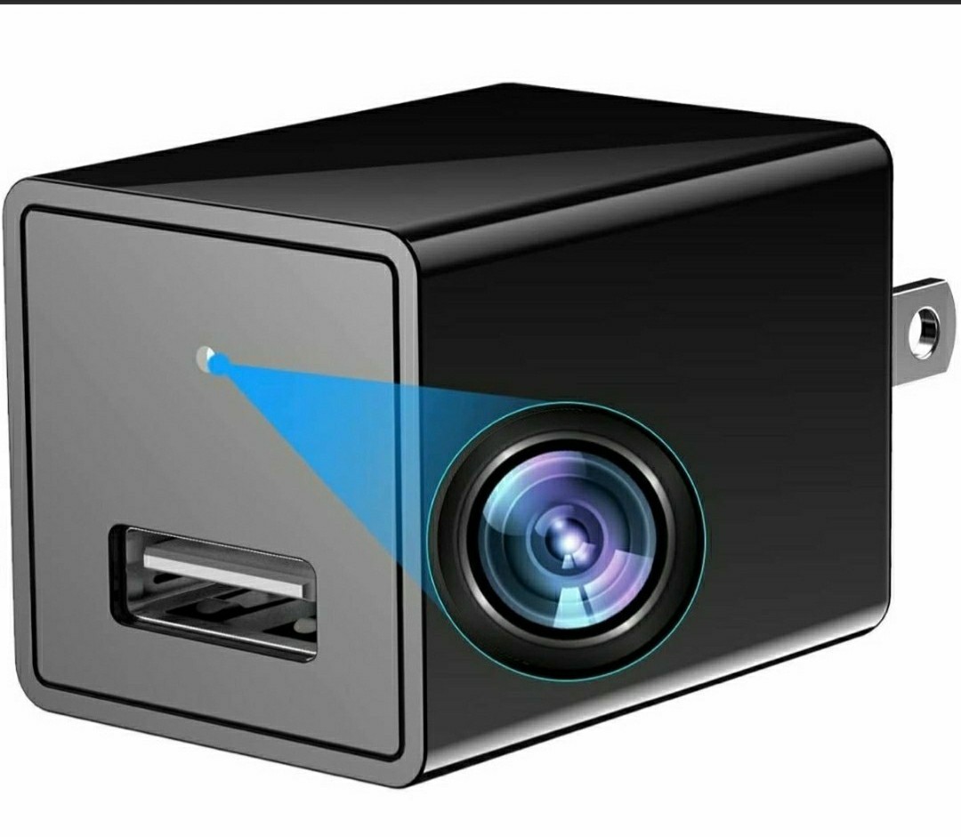 小型カメラ 1080P HD 高画質 充電器型 ACアダプタ 防犯カメラ カメラ 動体検知 長時間録画 繰り返し録画