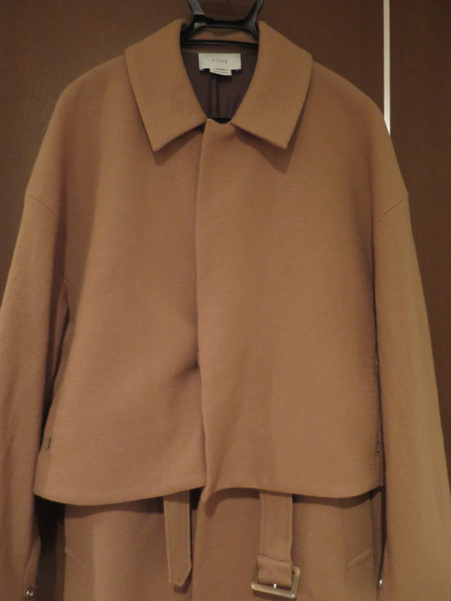 39%割引S【☆大感謝セール】 yoke 3way bal collar share coat S 特別 yoke(ヨーク)3way 茶 coat share collar bal その他
