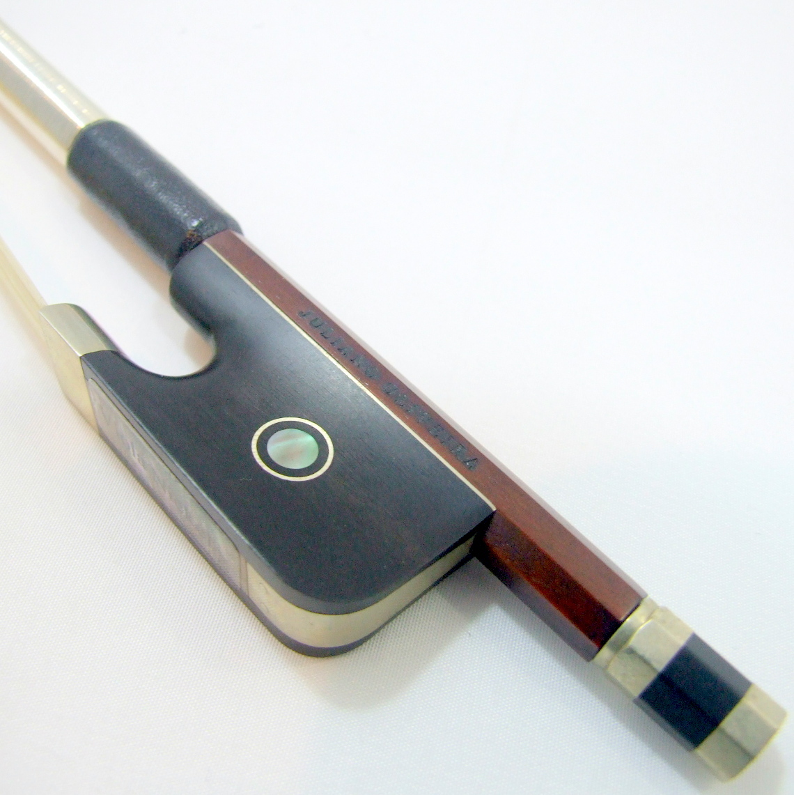  new work viola bow Juliano Oliveira stamp Giulia -nooli Bay la work feru naan bko4/4 70g Nickel Fully/Ebony name construction house L\'archet Brasil