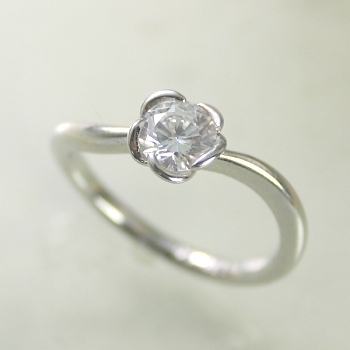 婚約指輪 安い プラチナ ダイヤモンド リング 1.0カラット 鑑定書付 1.514ct Iカラー SI2クラス VGカット CGL_画像1