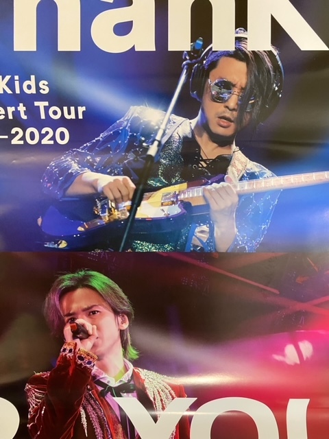 新品 未使用 ポスター kinki kids concert tour 2019-2020 thanks 2 you 堂本光一 堂本剛_画像1